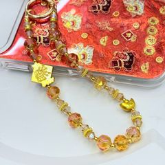 Dây Đeo Điện Thoại Ngắn Charm Đá Tài Lộc Tết 2026