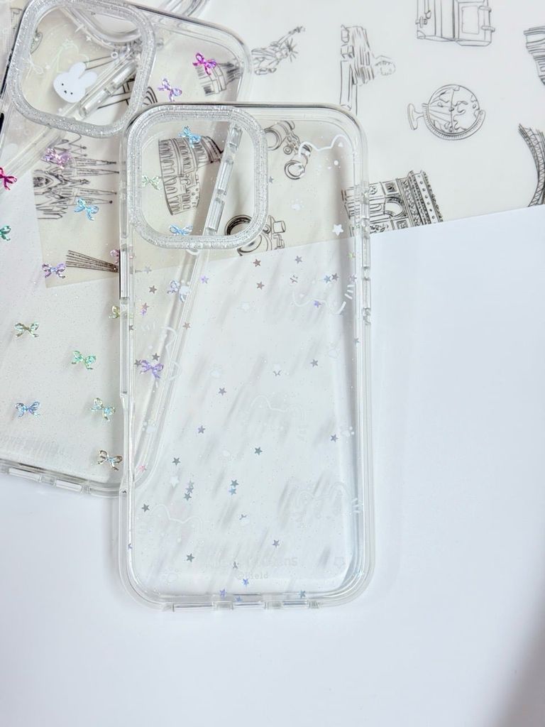 Case Ốp điện thoại iPhone Bling Bling Meomeo bé Mèo kute viền camera lấp la lấp lánh iPhone 13/14/15/16/17Pro/Promax