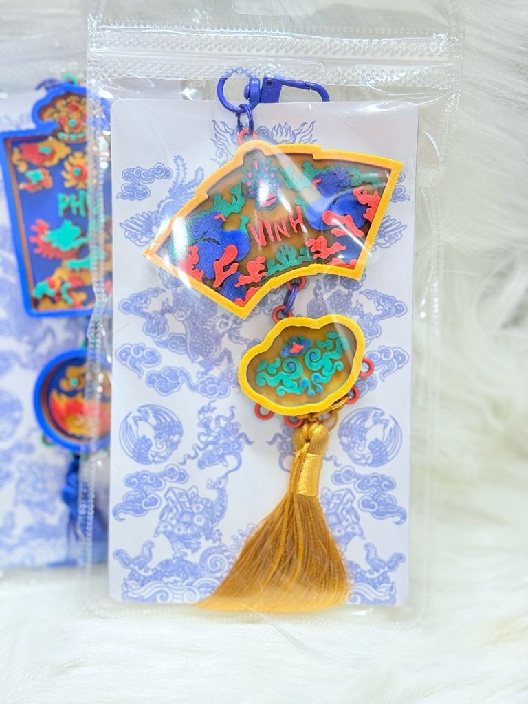 CNHN- Móc Khoá/ Móc Treo Kim Khánh Trang Trí Quà Lưu Niệm Việt Nam