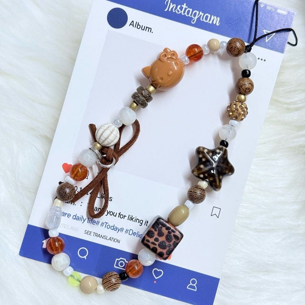 Dây đeo điện thoại ngắn các loại charm Kute (Quảng Châu, Thái Lan)