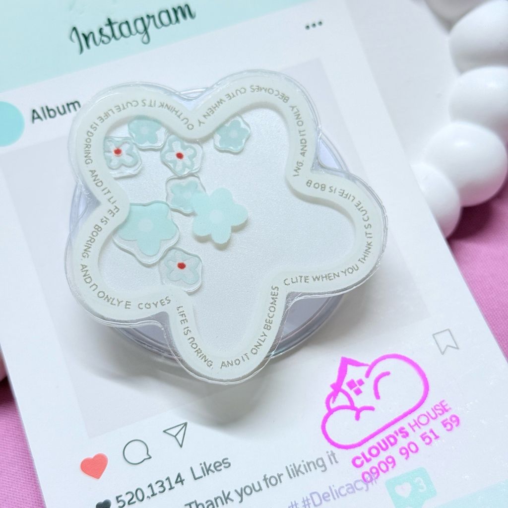 POPSOCKET Magsafe Nam Châm Hít Mẫu BÔNG HOA