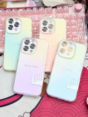 Case Ốp điện thoại Trong Lưng Nhám Ombre Nhiều Màu iPhone MIKALEN iPhone 13/14 PRO