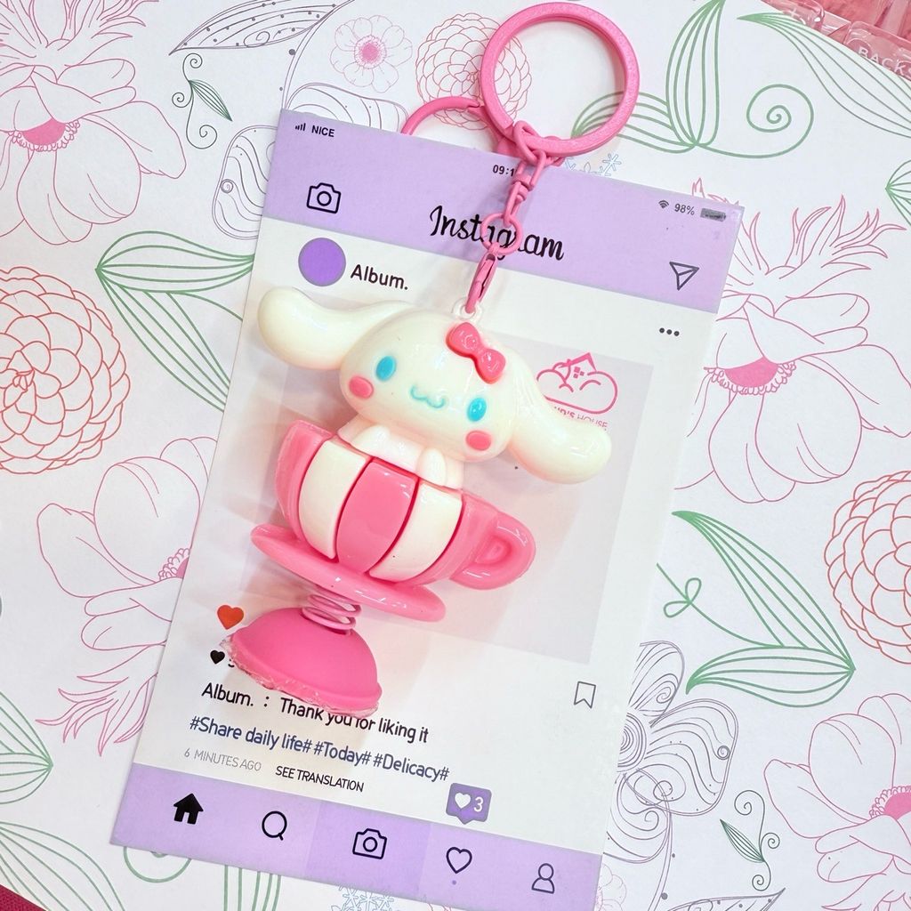 MÓC KHÓA LÒ XO NHÚN KUTE