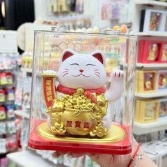 MÈO THẦN TÀI Cầm Vàng & Liểng Size Lớn- Mèo May Mắn - TẾT - Năng Lượng