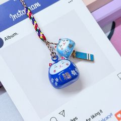 Móc Điện Thoại Mèo Lớn Mèo Nhỏ Móc Túi Phụ Kiện Đẹp nhiều màu (ánh hologram)