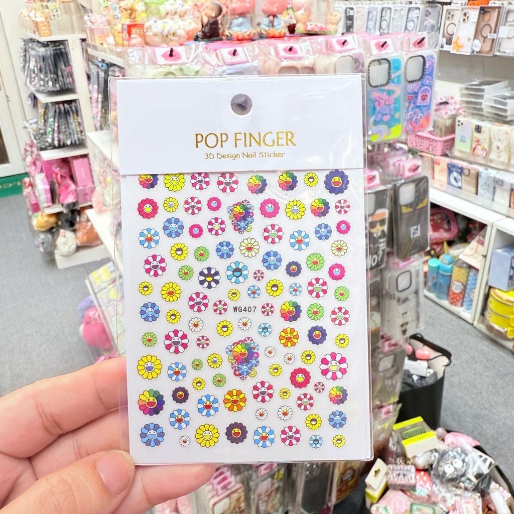 Sticker 5D Nổi Mini Nails/ Điện Thoại