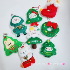 Móc Khóa Gấu Bông Giáng Sinh