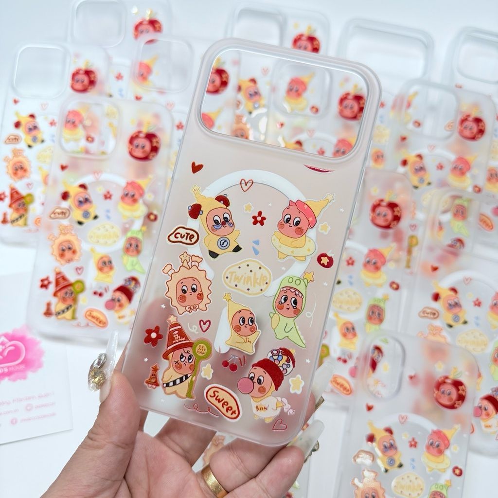 Case Ốp điện thoại iPhone Twinkle Twinkle Sweet Nhám Magsafe iPhone 13/14/15/16/17 Pro/Promax