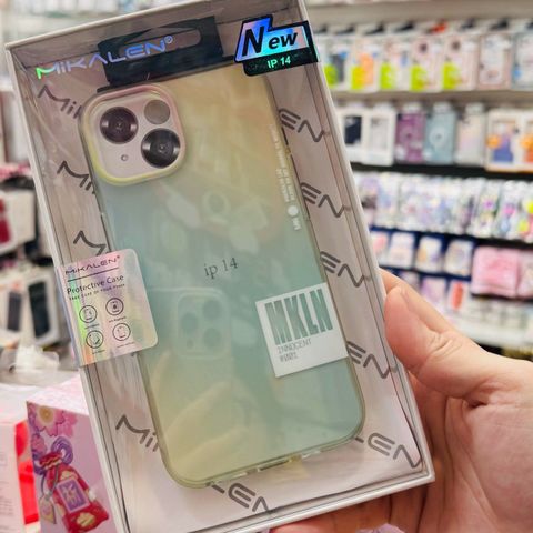 Case Ốp điện thoại Trong Lưng Nhám Ombre Nhiều Màu iPhone MIKALEN iPhone 13/14