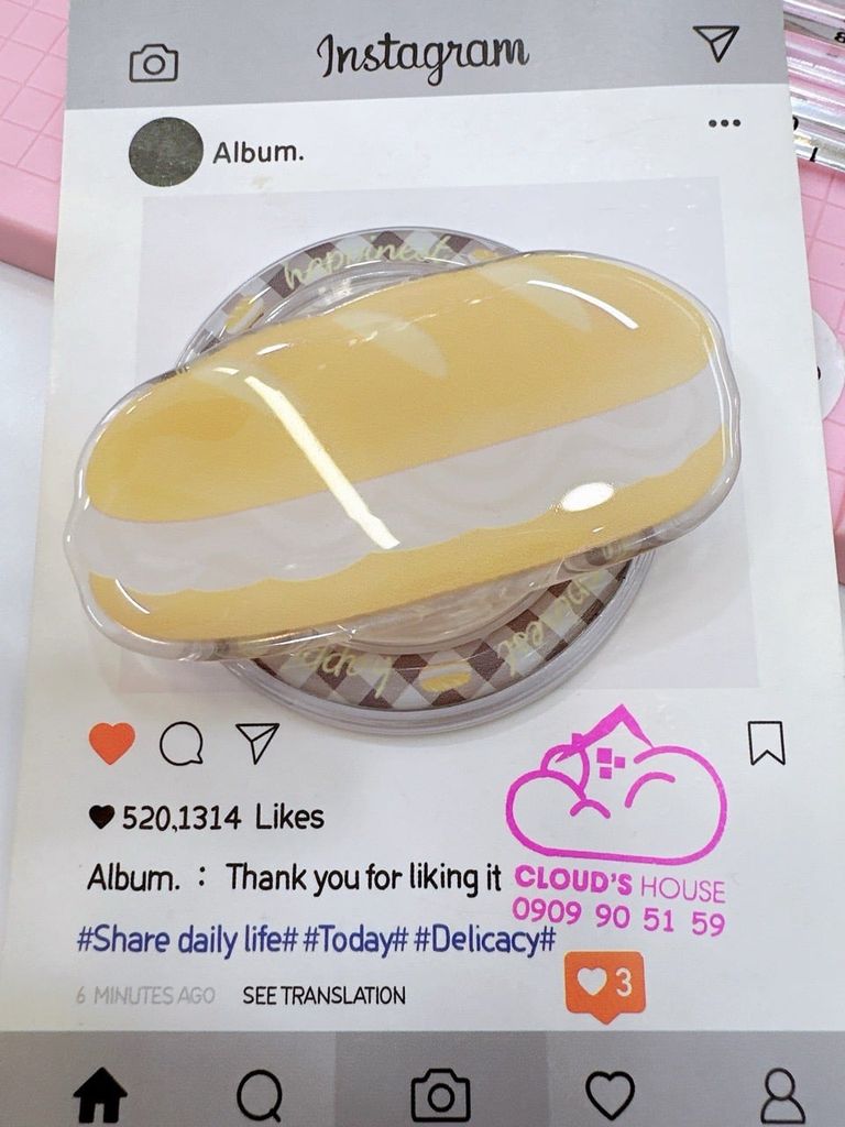 POPSOCKET Magsafe Nam Châm Hít Mẫu Đồ Ăn