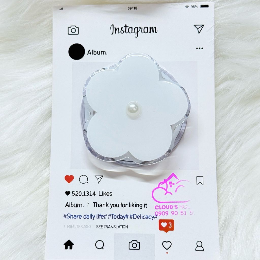 POPSOCKET Magsafe Nam Châm Hít Mẫu BÔNG HOA