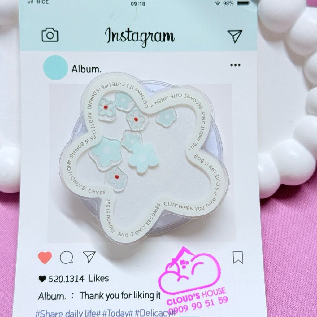 POPSOCKET Magsafe Nam Châm Hít Mẫu BÔNG HOA