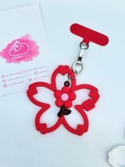 DÂY CHARM HOA Silicone R.E.P CaseTify CHỐNG BẨN kèm charm nhiều màu sắc
