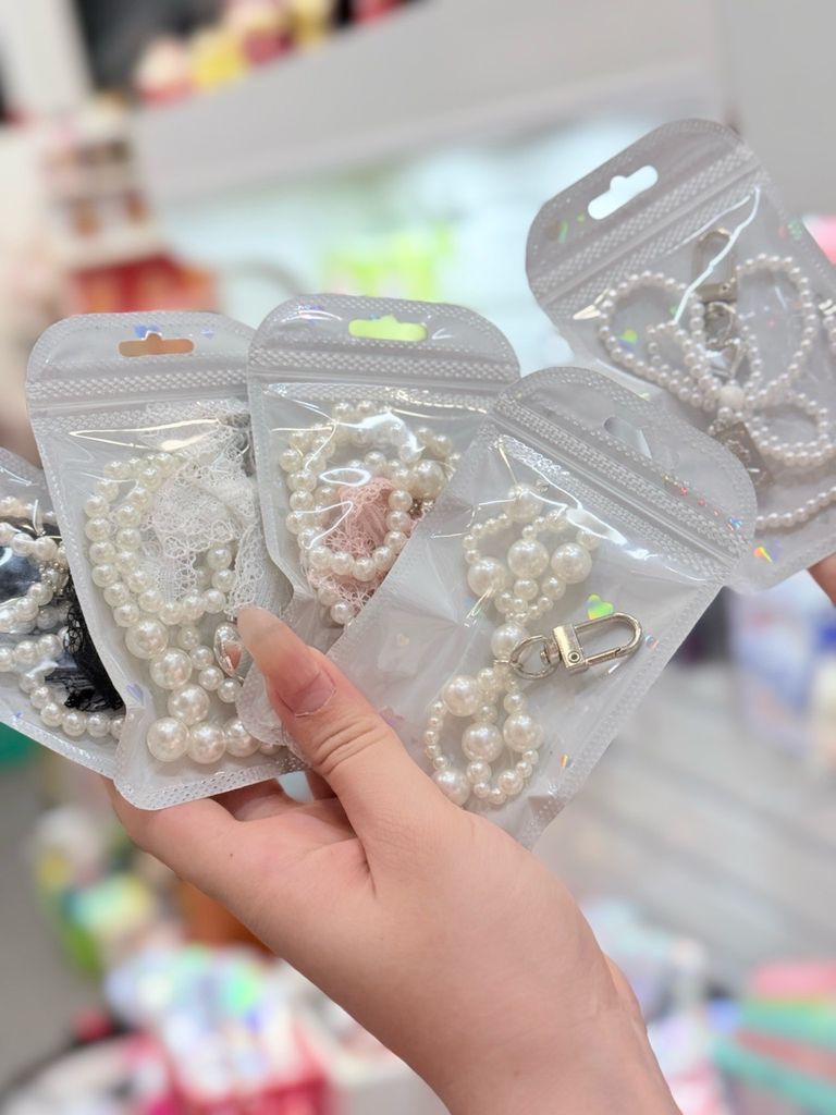 Móc treo/ Móc Khóa Nơ Ngọc Trai