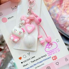 Dây đeo điện thoại ngắn Hello Kitty charm Kute (Quảng Châu, Thái Lan)