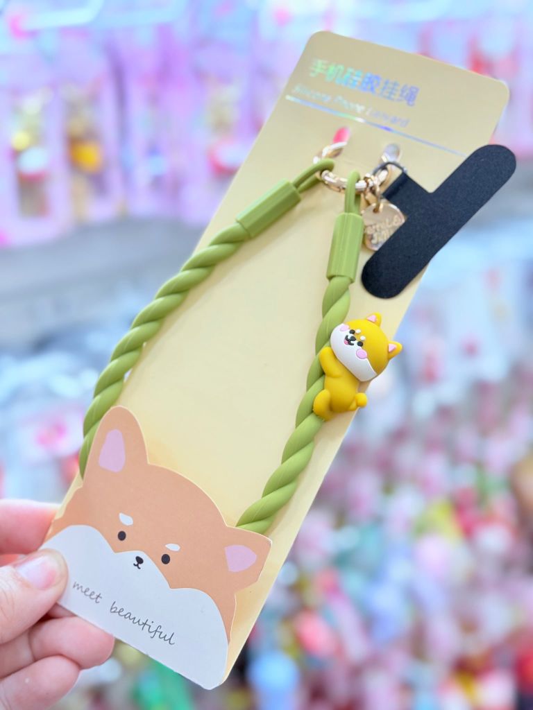 DÂY Xoắn Thú Cartoon Silicone Chất CHỐNG BẨN kèm charm nhiều màu sắc