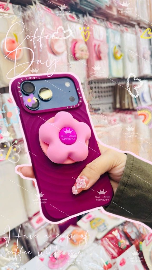 Case Ốp Điện thoại iPhone Casetify Ripple Case Mulberry Color Magsafe Basic iPhone 17/16/15Pro/Promax