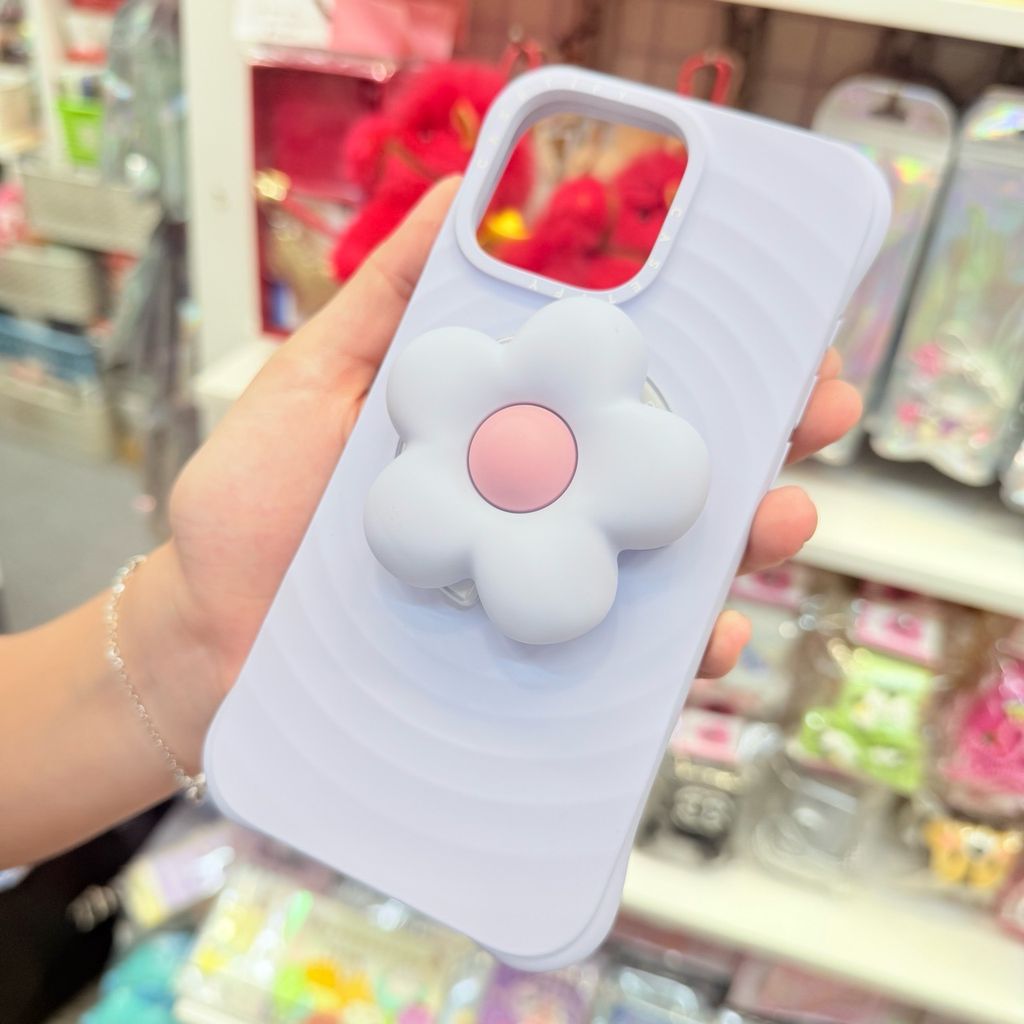 Case Ốp Điện thoại iPhone Casetify Ripple Case Xanh Tím Nhạt Magsafe Basic iPhone 17/16/15Pro/Promax