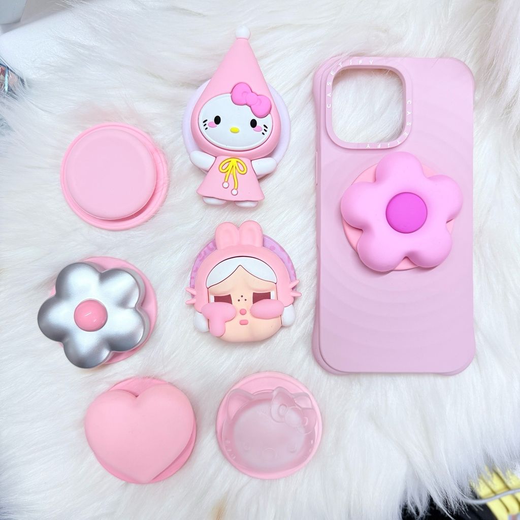 Case Ốp Điện thoại iPhone Casetify Ripple Case Màu Hồng - Primrose Pink Magsafe Basic iPhone 17/16/15Pro/Promax
