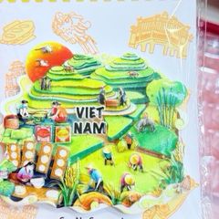 Nam châm Magnet Trang Trí Tủ Lạnh Fridge Magnet - Địa Danh Việt Nam - Món Ăn Việt Nam - Quà lưu niệm Việt Nam