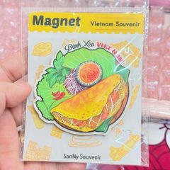 Nam châm Gỗ 3D Trang Trí Tủ Lạnh Fridge Magnet - Hình Ảnh Con Người Việt Nam - Món Ăn Việt Nam - Quà lưu niệm Việt Nam