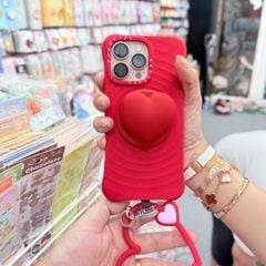 Case Ốp Điện thoại iPhone Casetify Ripple Case Đỏ Magsafe Basic iPhone 17/16/15Pro/Promax