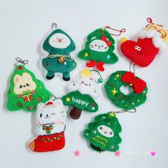 Móc Khóa Gấu Bông Giáng Sinh