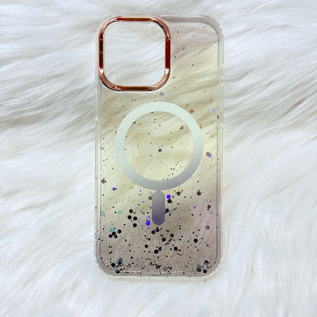 Case Ốp điện thoại iPhone Likgus Trong Ombre Nhiều Màu Bling Bling Magsafe iPhone 16/17/Promax
