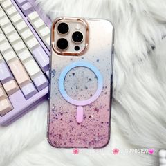 Case Ốp điện thoại iPhone Likgus Trong Ombre Nhiều Màu Bling Bling Magsafe iPhone 16/17/Promax