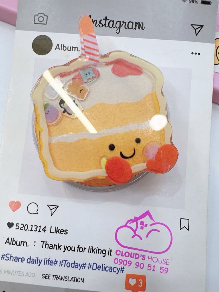 POPSOCKET Magsafe Nam Châm Hít Mẫu Đồ Ăn