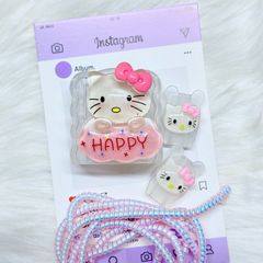 COMBO BẢO VỆ CÓC CÁP SẠC HELLO KITTY