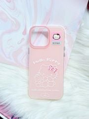 Case Ốp điện thoại iPhone Hello Kitty Hồng Pastel ánh nhũ Kute iPhone 13/14/15/16/17/Pro/Promax (Kitten)