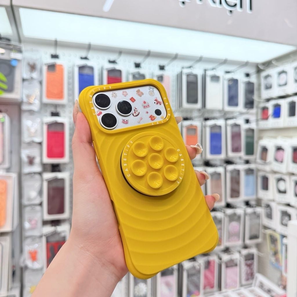 Case Ốp Điện thoại iPhone Casetify Ripple Case VÀNG ĐẬM Magsafe Basic iPhone