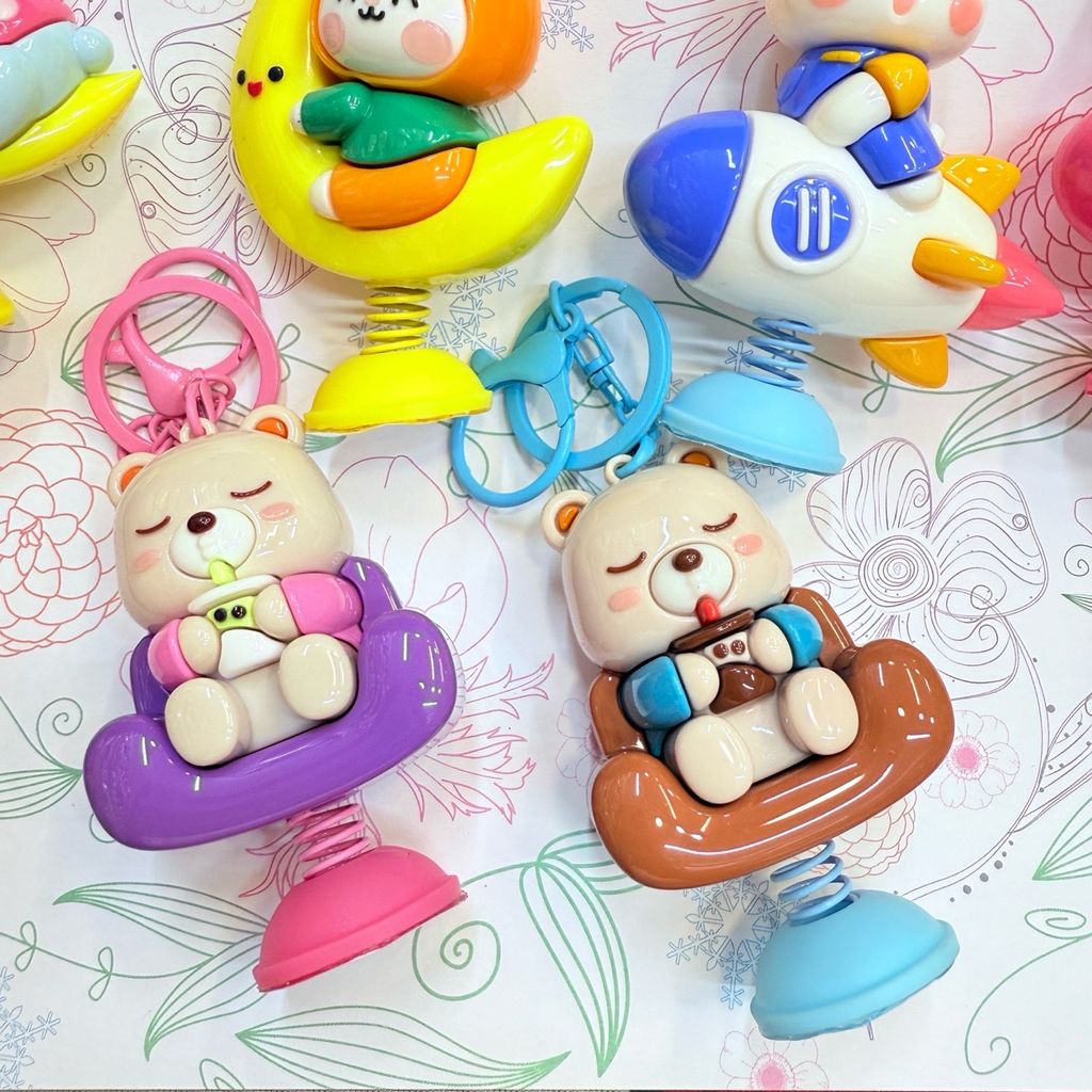 MÓC KHÓA LÒ XO NHÚN KUTE