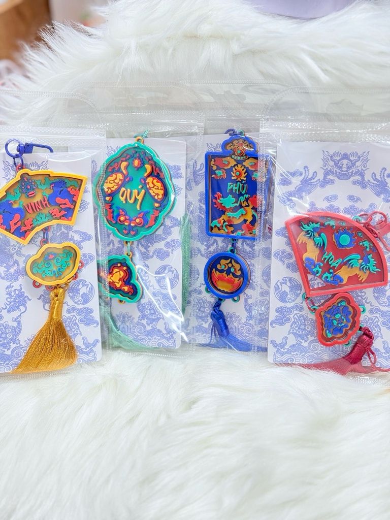 CNHN- Móc Khoá/ Móc Treo Kim Khánh Trang Trí Quà Lưu Niệm Việt Nam