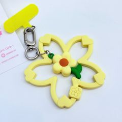 DÂY CHARM HOA Silicone R.E.P CaseTify CHỐNG BẨN kèm charm nhiều màu sắc