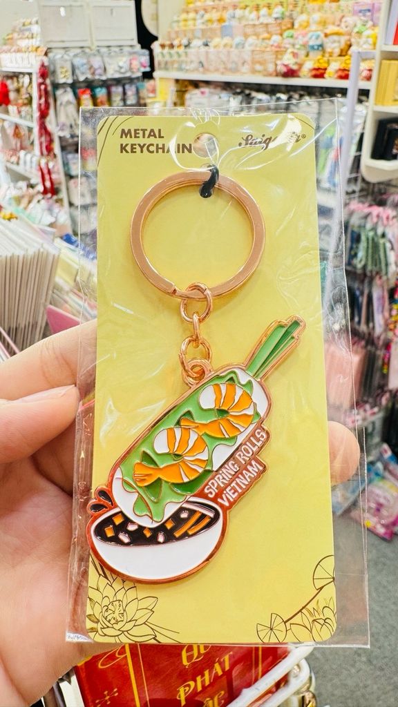 Móc Khoá/ Móc Treo Metal Keychain thuần Việt Trang Trí Quà Lưu Niệm Việt Nam