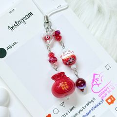 Móc Treo Mèo Đỏ May Mắn