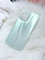 Case Ốp điện thoại iPhone Ngôi Sao Nền Xanh Hologram Bling Bling iPhone 13/14/15/16/Pro/Promax