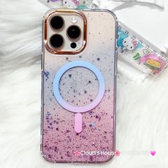 Case Ốp điện thoại iPhone Likgus Trong Ombre Nhiều Màu Bling Bling Magsafe iPhone 16/17/Promax
