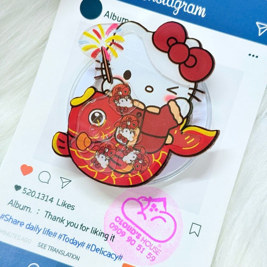 POPSOCKET Magsafe Nam Châm Hít Hello Kitty Kute