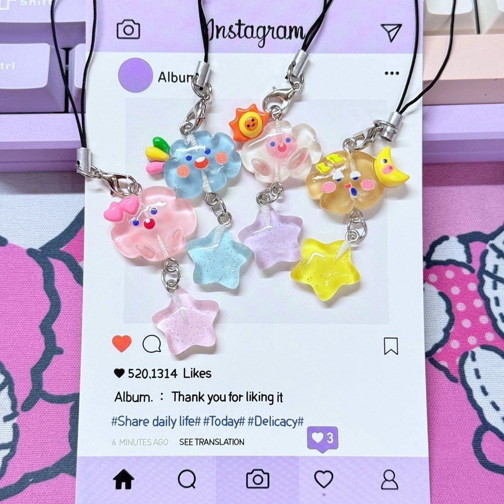 Móc treo điện thoại mini cute dễ thương nhiều mẫu