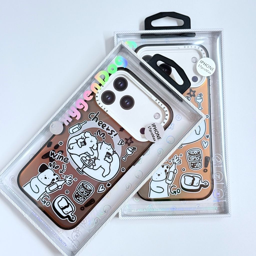Case Ốp Điện thoại iPhone Oxygen Dog - Magsafe Basic iPhone 17/16/15Pro/Promax