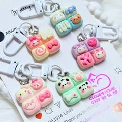 Móc treo điện thoại mini cute dễ thương - MẪU SANIRO (Hellokitty, Melody, Kuromi, ...)
