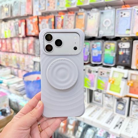 Case Ốp Điện thoại iPhone Casetify Ripple Case - Màu Xám Titan Magsafe Basic iPhone 17/16/15Pro/Promax