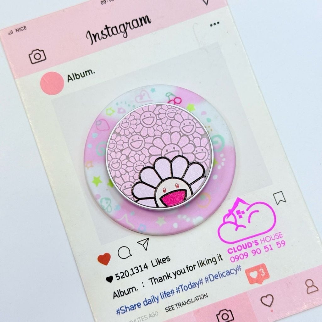 POPSOCKET Magsafe Nam Châm Hít Mẫu BÔNG HOA
