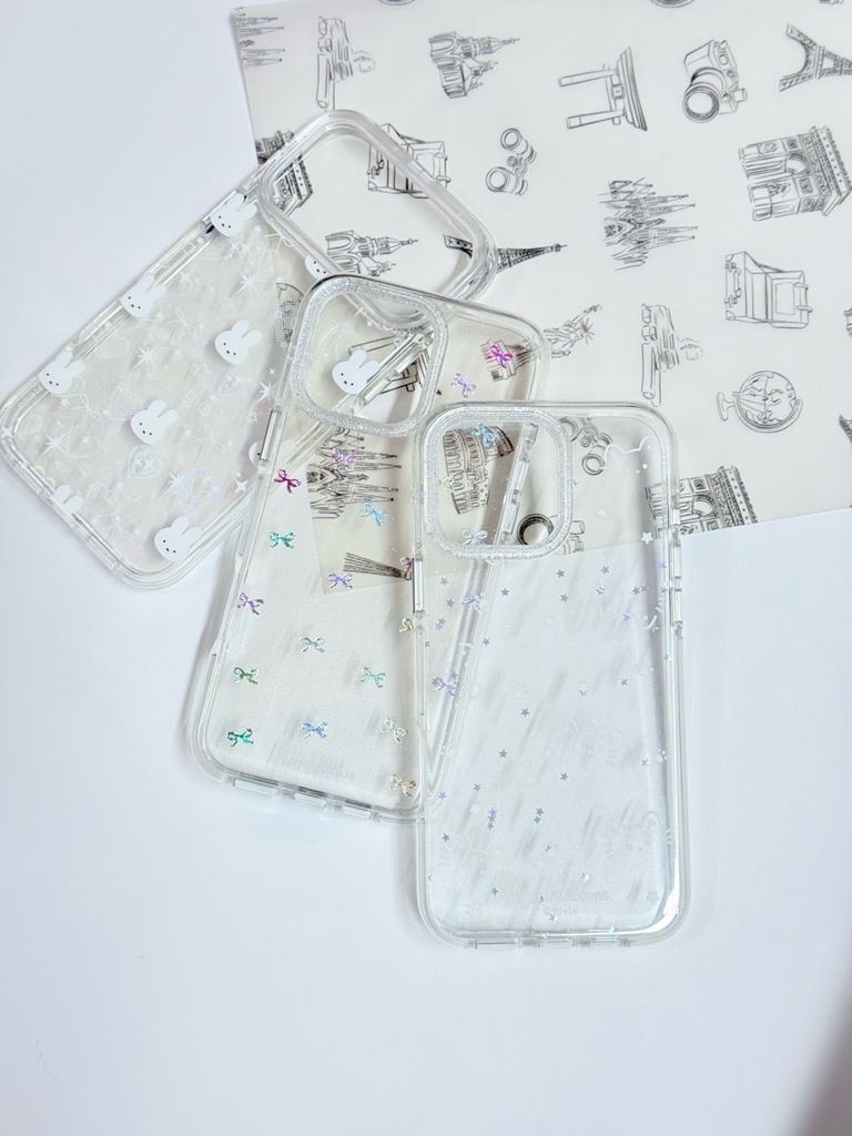 Case Ốp điện thoại iPhone Bling Bling ánh tim bé Thỏ kute viền camera lấp la lấp lánh iPhone 13/14/15/16/17Pro/Promax