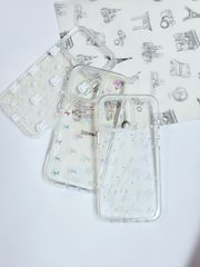 Case Ốp điện thoại iPhone Bling Bling ánh tim bé Thỏ kute viền camera lấp la lấp lánh iPhone 13/14/15/16/17Pro/Promax