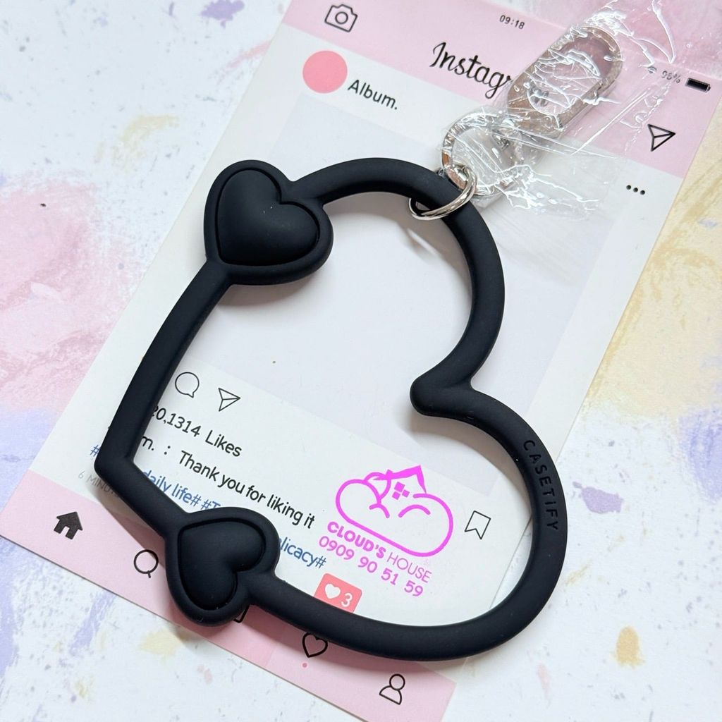 DÂY CHARM TRÁI TIM Silicone R.E.P CaseTify CHỐNG BẨN