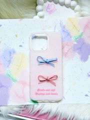 Case Ốp điện thoại iPhone Nơ Hồng nổi iPhone 12/13/14/15/16/Pro/Promax